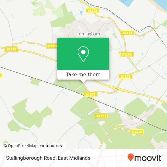 Stallingborough Road map
