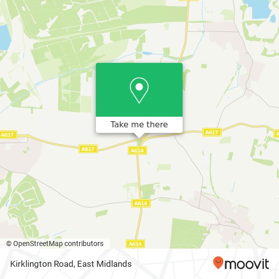 Kirklington Road map