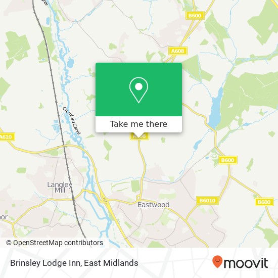 Brinsley Lodge Inn map