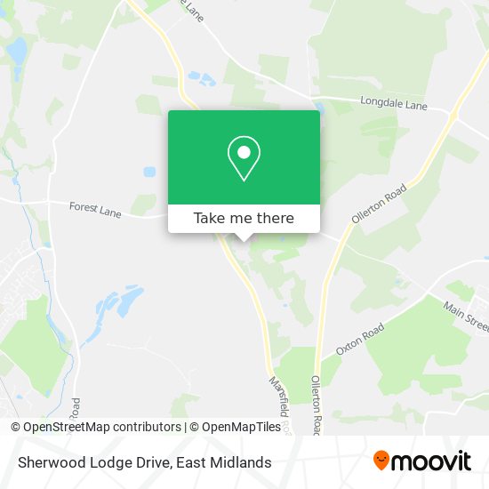 Sherwood Lodge Drive map