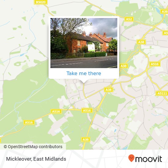 Mickleover map