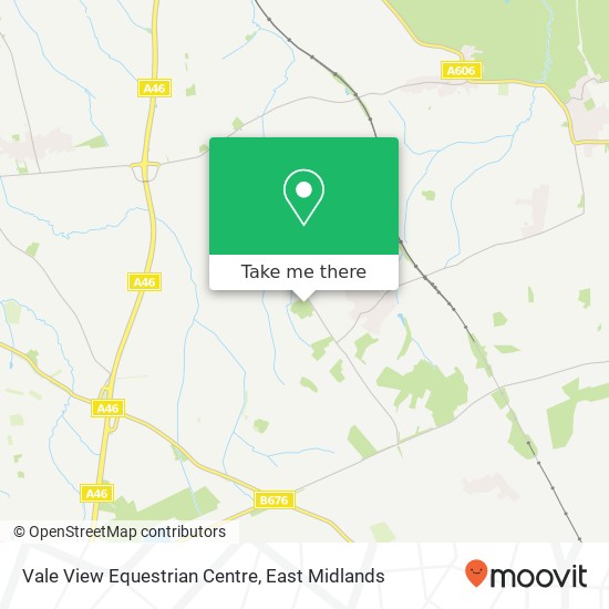 Vale View Equestrian Centre map