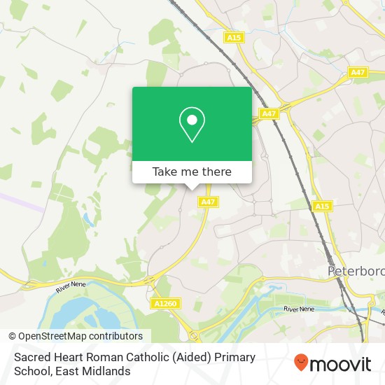 Sacred Heart Roman Catholic (Aided) Primary School map