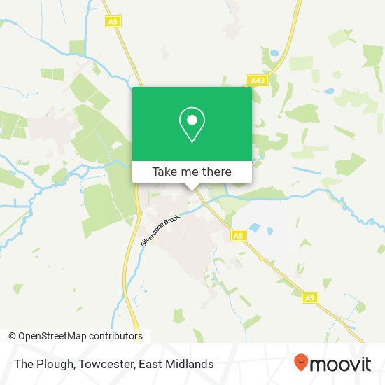 The Plough, Towcester map