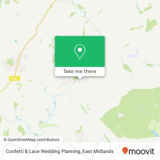 Confetti & Lace Wedding Planning map