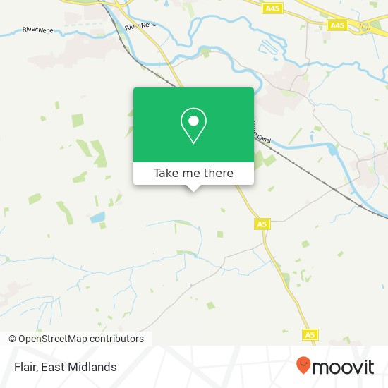 Flair, Main Street Upper Stowe Northampton NN7 4 map