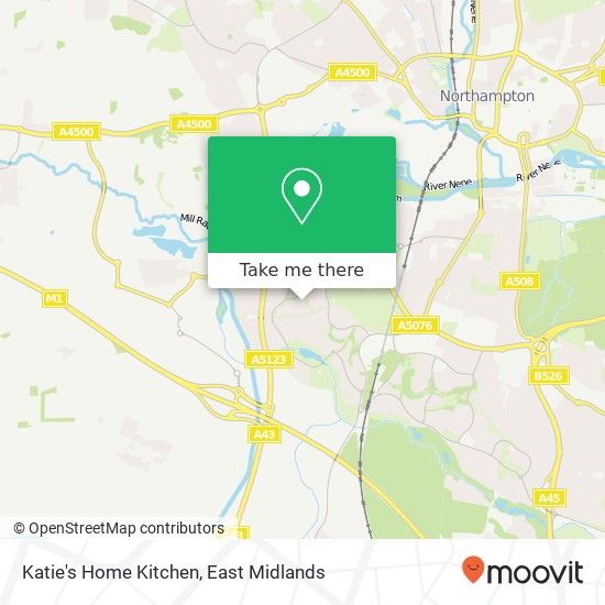 Katie's Home Kitchen, 7 Whaddon Close Northampton Northampton NN4 9XS map