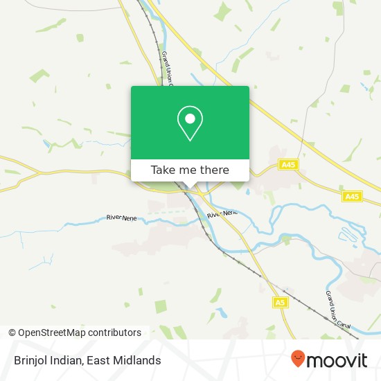 Brinjol Indian, Weedon Northampton NN7 4 map