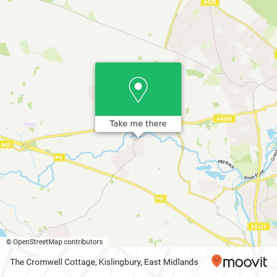 The Cromwell Cottage, Kislingbury, Kislingbury Northampton NN7 4 map