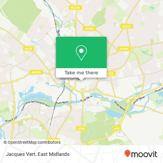 Jacques Vert, Drapery Northampton Northampton NN1 2 map
