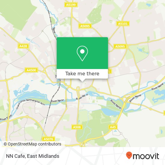 NN Cafe, 9 Guildhall Road Northampton Northampton NN1 1DP map