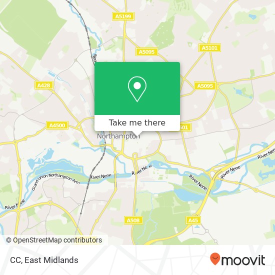 CC, Market Square Northampton Northampton NN1 2 map