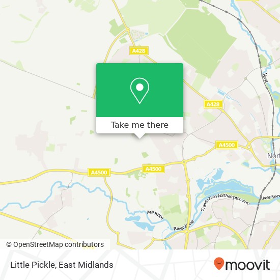 Little Pickle, Kent Road Duston Northampton NN5 4 map