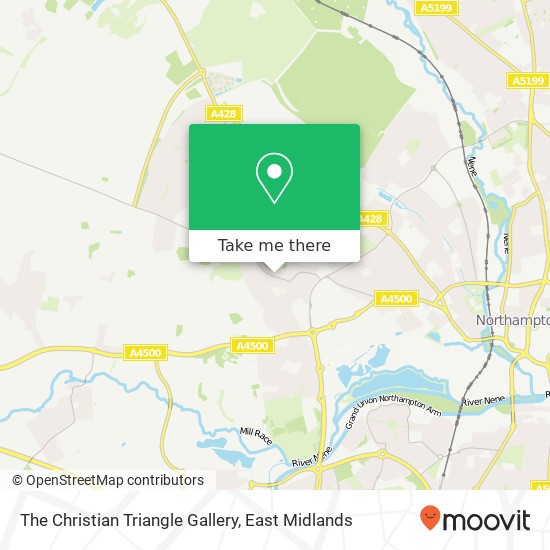 The Christian Triangle Gallery, 46A Main Road Duston Northampton NN5 6 map