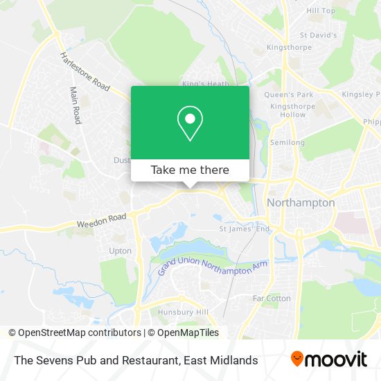 The Sevens Pub and Restaurant map