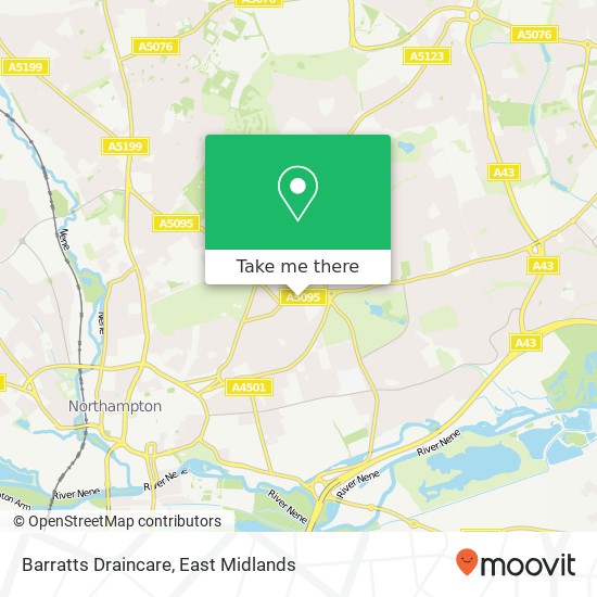 Barratts Draincare, 208 Abington Avenue Northampton Northampton NN1 4QA map