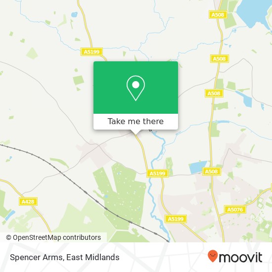 Spencer Arms map