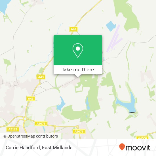 Carrie Handford, 2 Woodland Avenue Overstone Northampton NN6 0 map