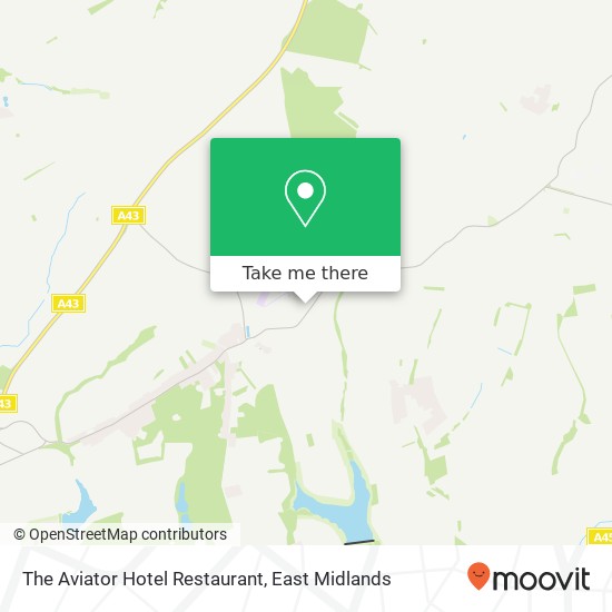 The Aviator Hotel Restaurant, Wellingborough Road Sywell Northampton NN6 0BT map