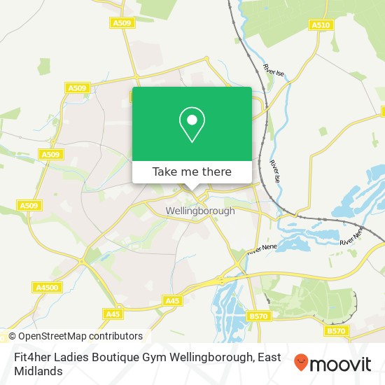 Fit4her Ladies Boutique Gym Wellingborough, 50 Market Street Wellingborough Wellingborough NN8 1 map