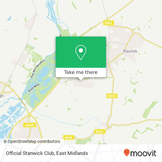Official Stanwick Club map