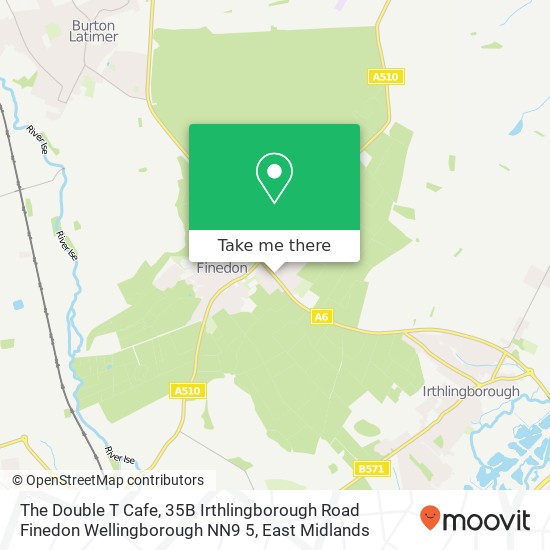 The Double T Cafe, 35B Irthlingborough Road Finedon Wellingborough NN9 5 map