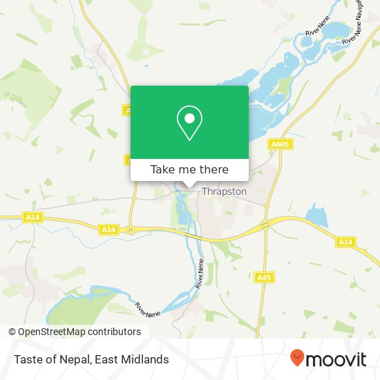 Taste of Nepal, Bridge Street Thrapston Kettering NN14 4JP map