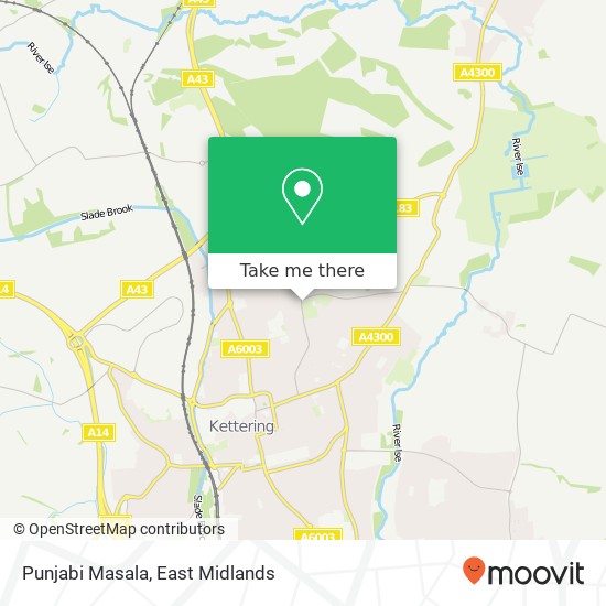 Punjabi Masala, Bath Road Kettering Kettering NN16 9LW map