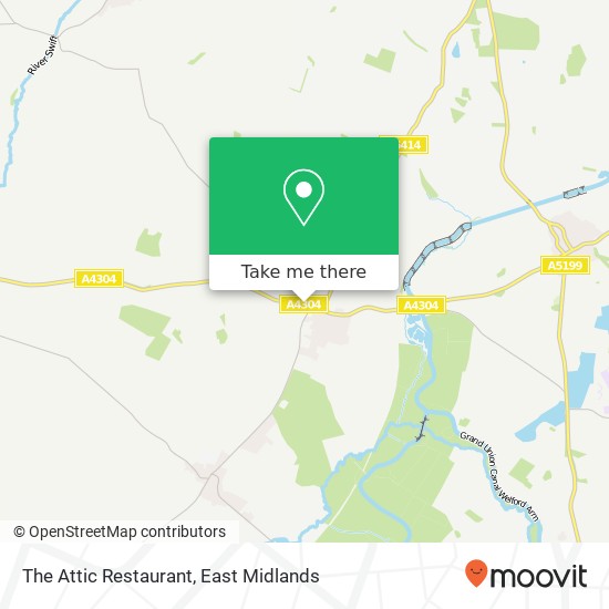 The Attic Restaurant, Lutterworth Road North Kilworth Lutterworth LE17 6 map