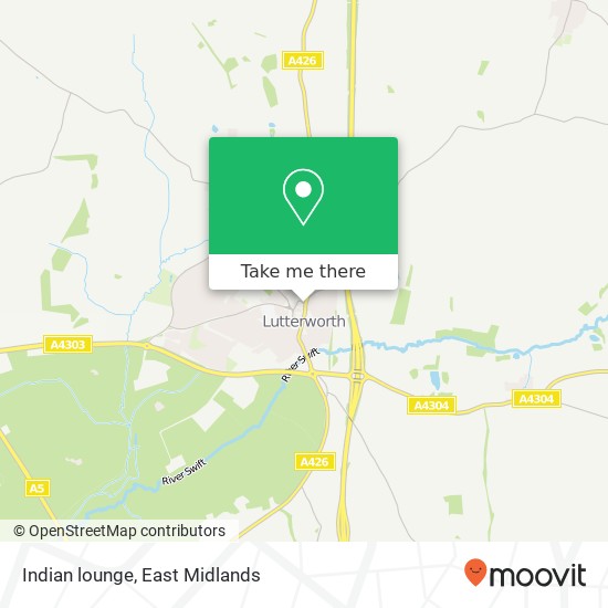 Indian lounge, 6 George Street Lutterworth Lutterworth LE17 4 map