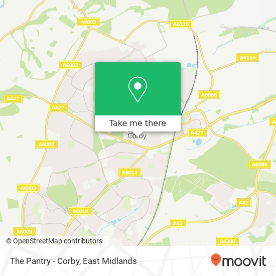 The Pantry - Corby, 12 Spencer Court Corby Corby NN17 1QL map