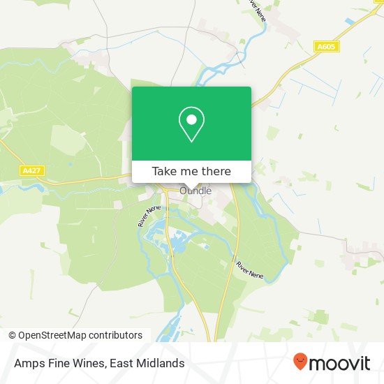 Amps Fine Wines, 4 Market Place Oundle Peterborough PE8 4 map