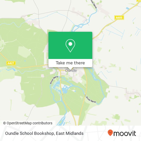 Oundle School Bookshop map