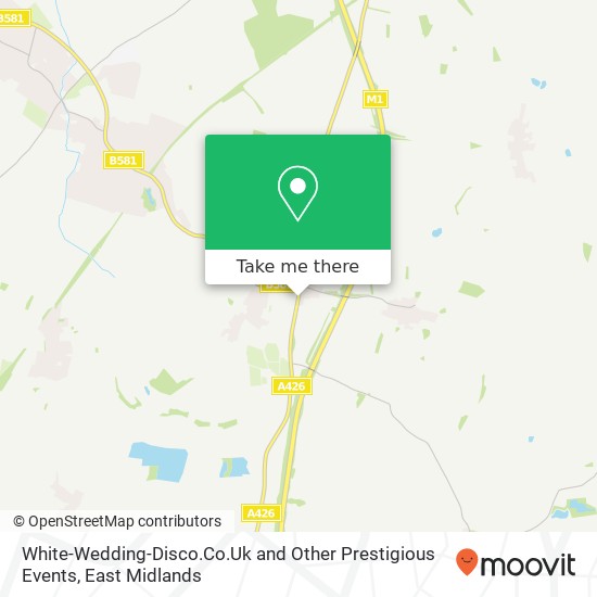 White-Wedding-Disco.Co.Uk and Other Prestigious Events map