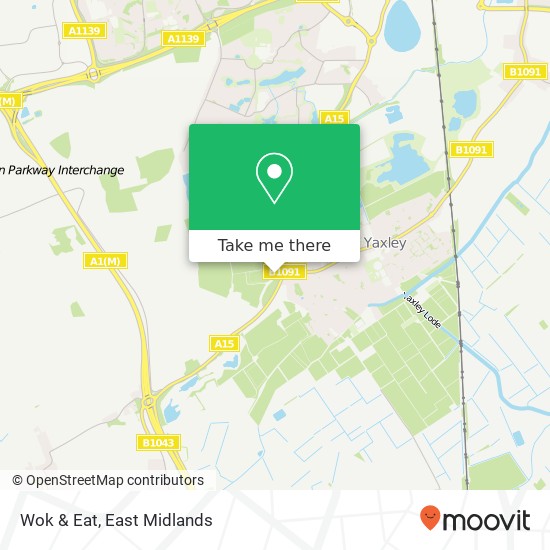 Wok & Eat, London Road Yaxley Peterborough PE7 3NG map