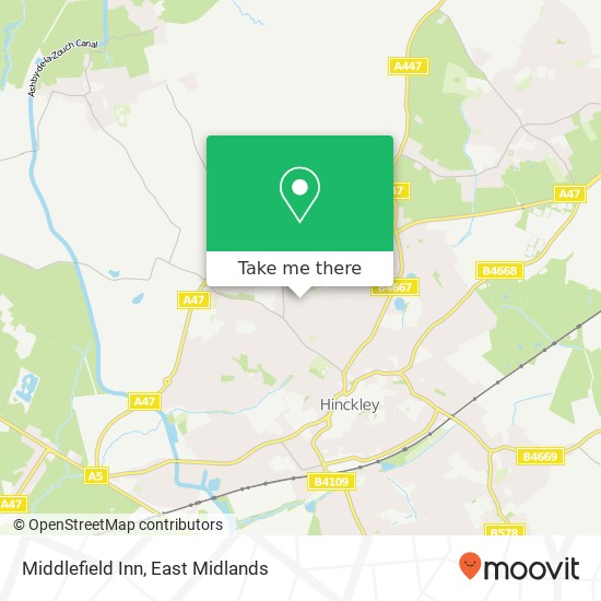 Middlefield Inn map