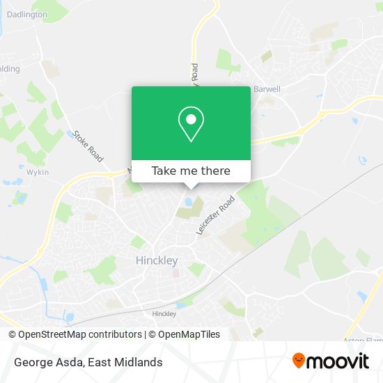 George Asda map