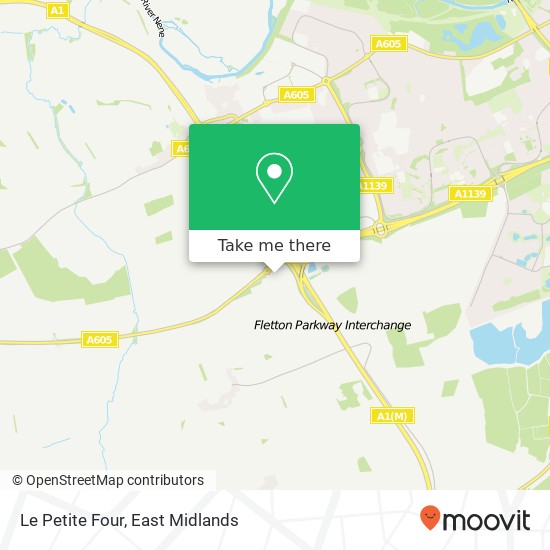 Le Petite Four, Haddon Peterborough PE7 3 map