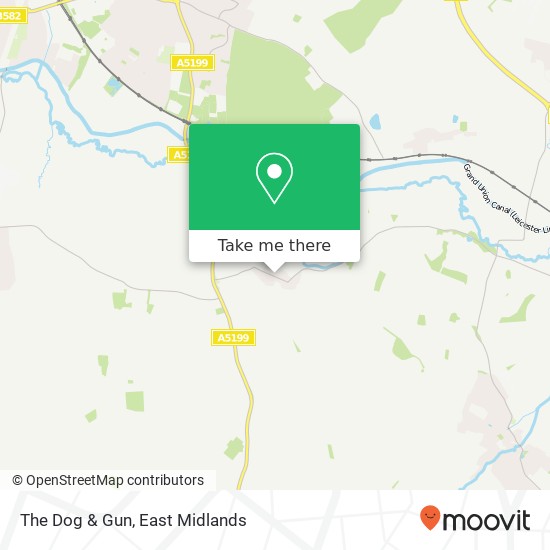 The Dog & Gun map