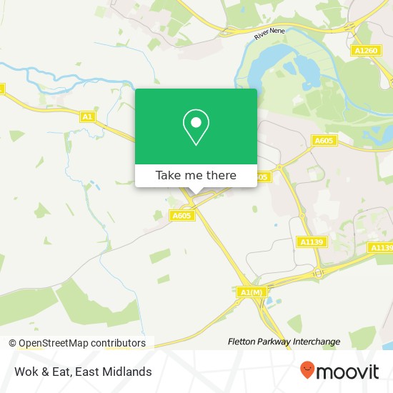 Wok & Eat, Royce Road Alwalton Peterborough PE7 3UR map