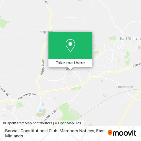 Barwell Constitutional Club: Members Notices map