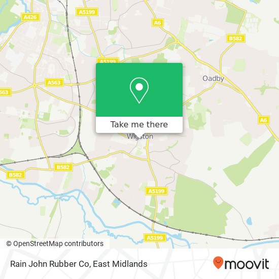 Rain John Rubber Co, 4 Bell Street Wigston Wigston LE18 1 map