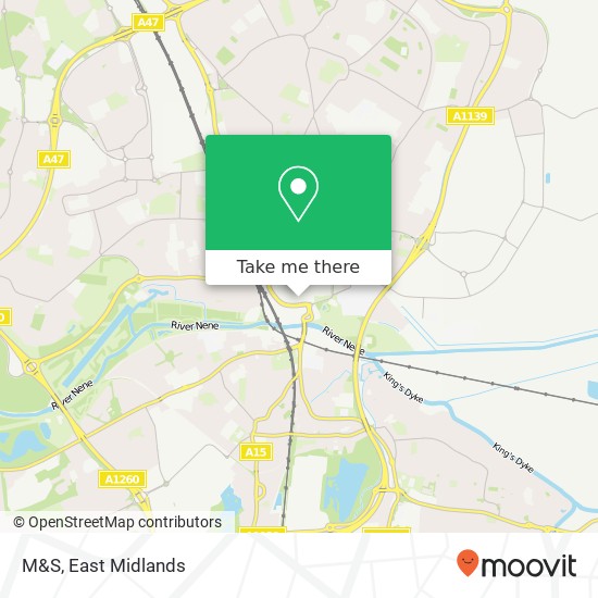 M&S, Bridge Street Peterborough Peterborough PE1 1HA map