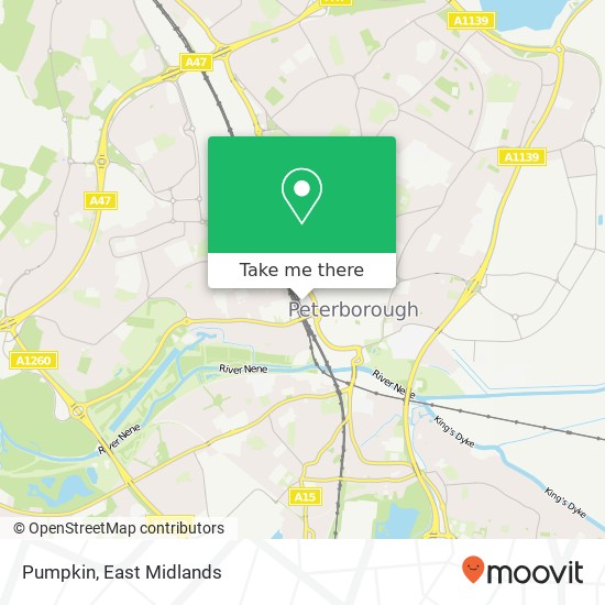 Pumpkin, Station Road Peterborough Peterborough PE1 1 map