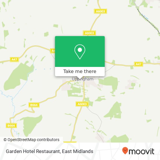Garden Hotel Restaurant, High Street West Uppingham Oakham LE15 9QD map