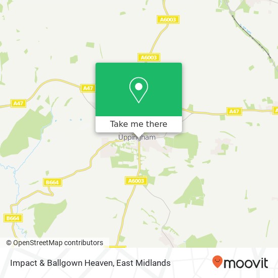 Impact & Ballgown Heaven, 4 Orange Street Uppingham Oakham LE15 9 map