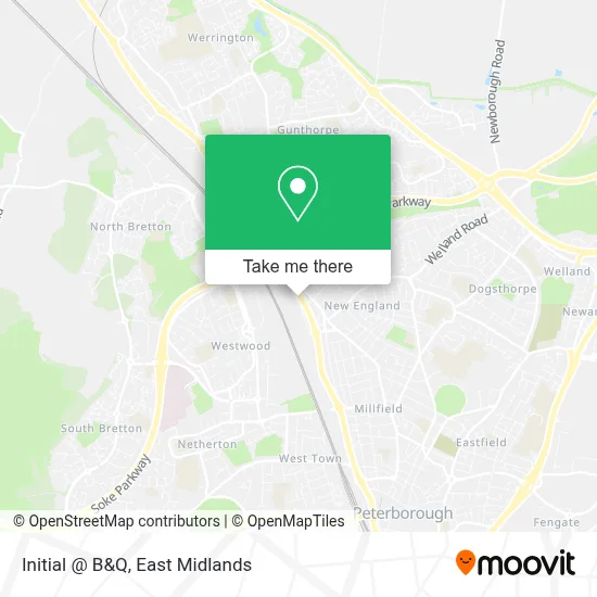 Initial @ B&Q map