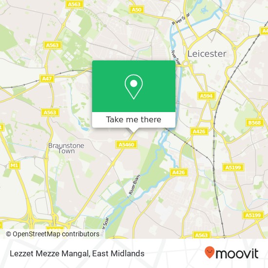 Lezzet Mezze Mangal, Narborough Road Leicester Leicester LE3 2 map