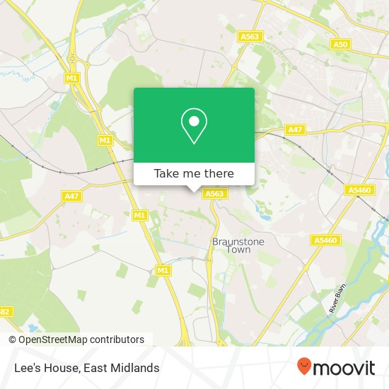 Lee's House, 8 Sun Way Leicester Forest East Leicester LE3 3 map