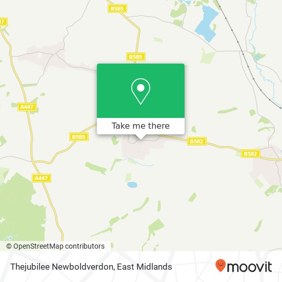 Thejubilee Newboldverdon map